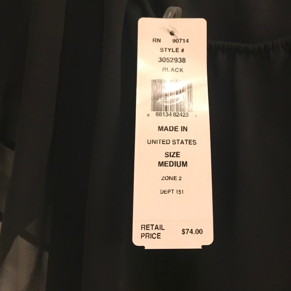 ‼️Bundle & Save‼️ MSK Black Dress NWT Sz M - Picture 5 of 6